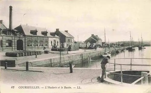 AK / Ansichtskarte Courseulles-sur-Mer CAEN 14 Calvados Huilerie et le bassin