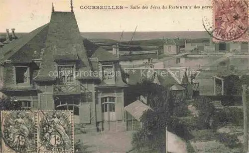 AK / Ansichtskarte Courseulles-sur-Mer CAEN 14 Calvados Salles des Fêtes du Restaurant des parcs