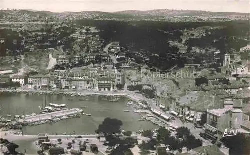 AK / Ansichtskarte CAssIS-SUR-MER Marseille 13 Bouches-du-Rhone Panorama sur le port et la ville vue aérienne