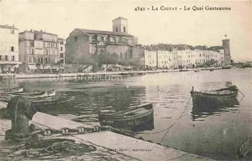 AK / Ansichtskarte La Ciotat 13 Bouches-du-Rhone Quai Ganteaume Port