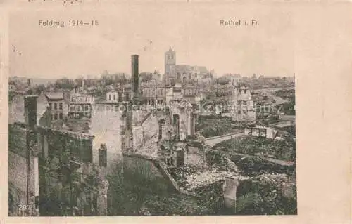 AK / Ansichtskarte RETHEL 08 Ardennes Ruines Grande Guerre Truemmer 1. Weltkrieg Feldzug 1914-15