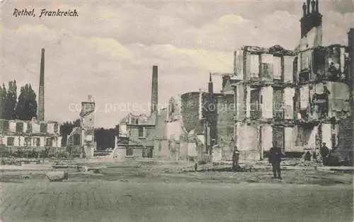 AK / Ansichtskarte RETHEL 08 Ardennes Ruines Grande Guerre Truemmer 1. Weltkrieg