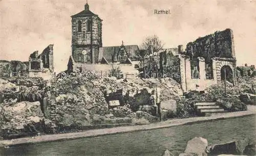 AK / Ansichtskarte RETHEL 08 Ardennes Ruines Grande Guerre Truemmer 1. Weltkrieg