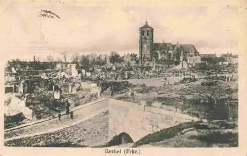 AK / Ansichtskarte RETHEL 08 Ardennes Ruines Grande Guerre Truemmer 1. Weltkrieg