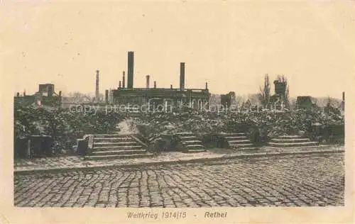 AK / Ansichtskarte RETHEL 08 Ardennes Ruines Grande Guerre Truemmer 1. Weltkrieg