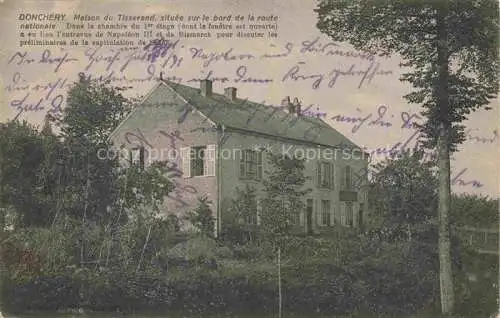 AK / Ansichtskarte Donchery SEDAN 08 Ardennes Maison du Tisserand Maison Historique Napoleon Bismarck