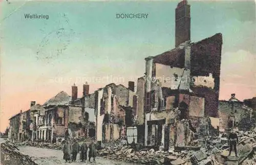 AK / Ansichtskarte Donchery SEDAN 08 Ardennes Ruines Grande Guerre Truemmer 1. Weltkrieg