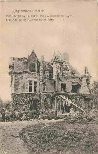 AK / Ansichtskarte Donchery SEDAN 08 Ardennes Jagdschloss in Truemmern Nr. 112