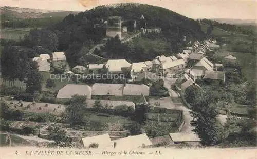 AK / Ansichtskarte Hierges Charleville-Mezieres 08 Ardennes Vue générale et le château Vallée de la Meuse