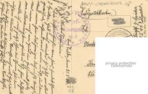 AK / Ansichtskarte Novy -Chevrieres RETHEL 08 Ardennes Ruines Grande Guerre Truemmer 1. Weltkrieg