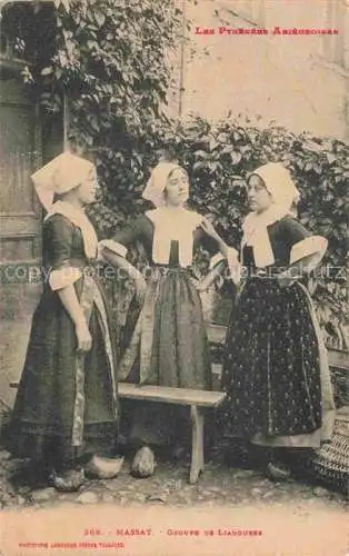 AK / Ansichtskarte Massat Saint-Girons 09 Ariege Groupe de Liadoures Costumes
