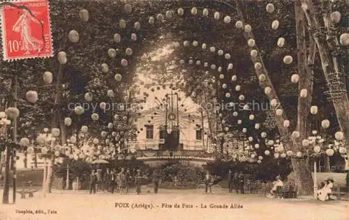 AK / Ansichtskarte FOIX 09 Ariege Féte de Foix Grande Allée