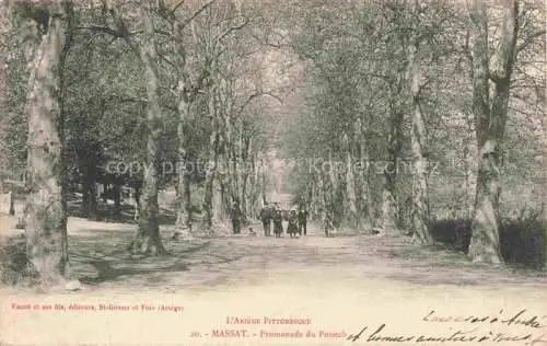 AK / Ansichtskarte Massat Saint-Girons 09 Ariege Promenade du Pouech