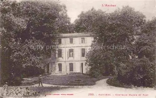 AK / Ansichtskarte Pamiers 09 Ariege Nouvelle Mairie et le parc