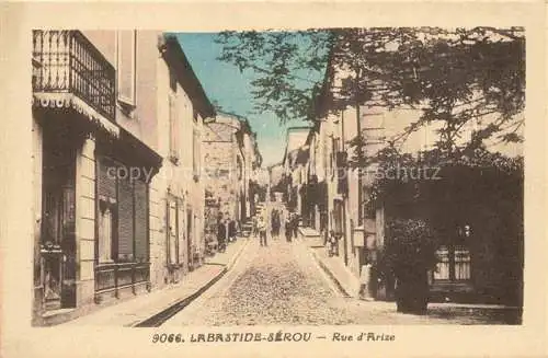 AK / Ansichtskarte La Bastide-de-Serou La Bastide-Serou FOIX 09 Ariege Rue d'Arize