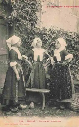 AK / Ansichtskarte Massat Saint-Girons 09 Ariege Groupe de Liadoures Costumes