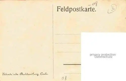 AK / Ansichtskarte VOUZIERS Aisne 08 Ardennes Eglise Kirche Feldpost