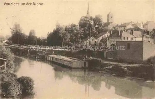 AK / Ansichtskarte VOUZIERS Aisne 08 Ardennes Partie an der Aisne
