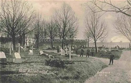 AK / Ansichtskarte VOUZIERS Aisne 08 Ardennes Neuer Militaerfriedhof 1. Weltkrieg Feldpost