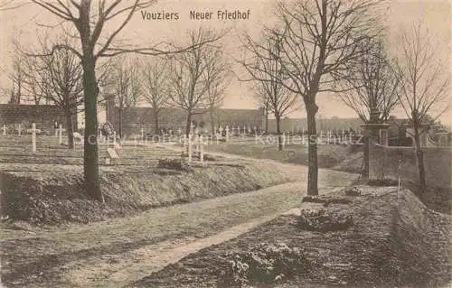AK / Ansichtskarte VOUZIERS Aisne 08 Ardennes Neuer Friedhof 1. Weltkrieg