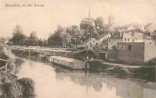 AK / Ansichtskarte VOUZIERS Aisne 08 Ardennes Partie an der Aisne