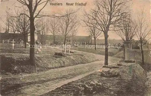 AK / Ansichtskarte VOUZIERS Aisne 08 Ardennes Neuer Friedhof Feldpost