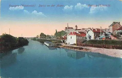 AK / Ansichtskarte VOUZIERS Aisne 08 Ardennes Partie an der Aisne Feldzug 1914-16 Feldpost