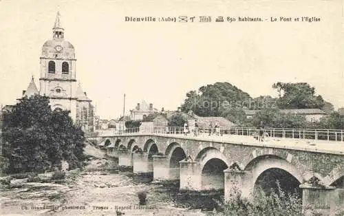 AK / Ansichtskarte Dienville Bar-sur-Aube 10 Aube Le pont et l'église