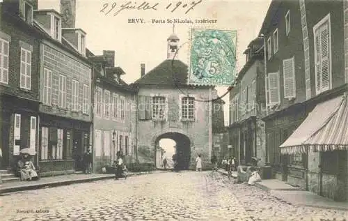 AK / Ansichtskarte Ervy-le-Chatel Troyes 10 Aube Porte Saint Nicolas intérieur
