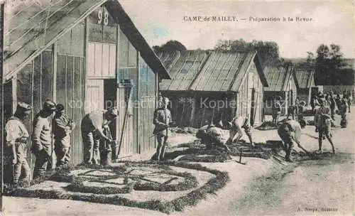 AK / Ansichtskarte Camp de Mailly TROYES 10 Aube Préparations à la Revue
