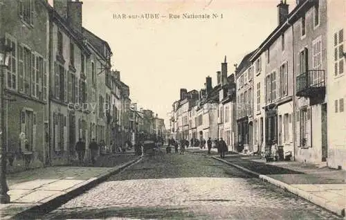 AK / Ansichtskarte Bar-sur-Aube 10 Aube Rue Nationale No. 1