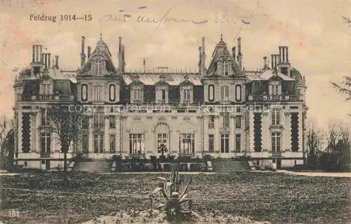 AK / Ansichtskarte Neuflize RETHEL 08 Ardennes Schloss Feldzug 1914-15 Pruefstempel