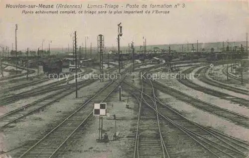 AK / Ansichtskarte Nouvion-sur-Meuse Charleville-Mezieres 08 Ardennes Lumes-Triage Poste de formation no. 3