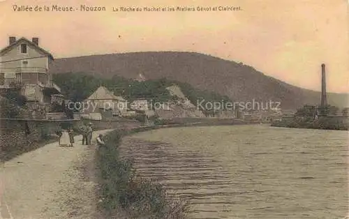 AK / Ansichtskarte Nouzonville Charleville-Mezieres 08 Ardennes La Roche du Hochet et les Ateliers Génot et Clairdent