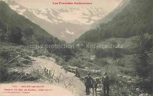 AK / Ansichtskarte Aulus-les-Bains Saint-Girons 09 Ariege Chemin du Col de Saleix Pyrénées Ariégeoises