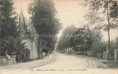 AK / Ansichtskarte Mery-sur-Seine Nogent-sur-Seine 10 Aube Route de Mesgrigny