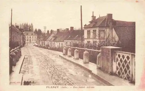 AK / Ansichtskarte Plancy-l Abbaye Nogent-sur-Seine 10 Aube Rue Saint Adrien