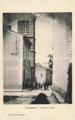 AK / Ansichtskarte Vinassan Narbonne 11 Aude Rue de la Poste