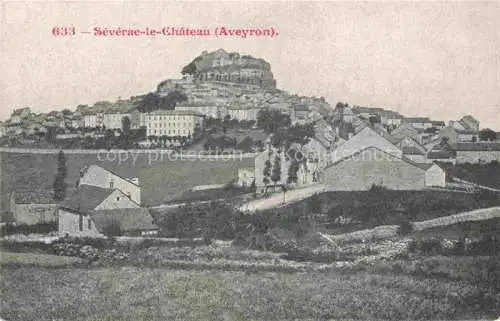 AK / Ansichtskarte Severac-le-Chateau Millau 12 Aveyron Vue générale