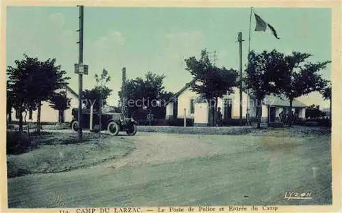 AK / Ansichtskarte Camp du Larzac Millau 12 Aveyron La Poste de Police et Entrée du Camp