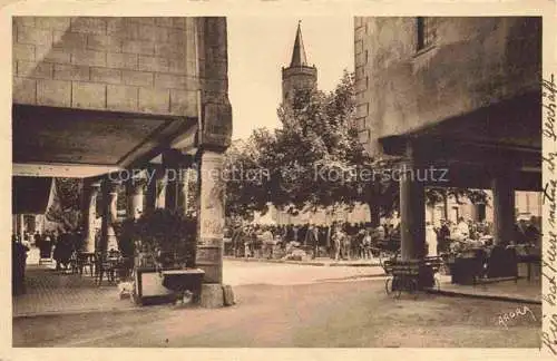 AK / Ansichtskarte MILLAU 12 Aveyron Ancien couvert Arcades des XII et XVI siècles Eglise Notre-Dame