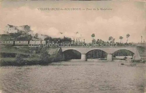 AK / Ansichtskarte Villefranche-de-Rouergue 12 Aveyron Pont de la Madelaine