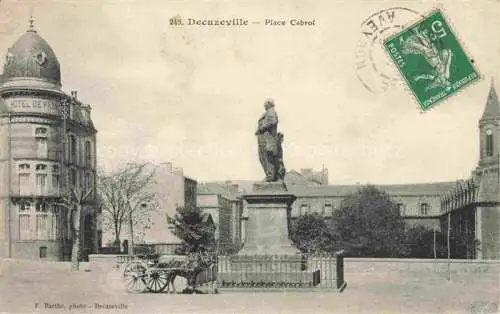 AK / Ansichtskarte Decazeville Villefranche-de-Rouergue 12 Aveyron Place Cabrol Monument