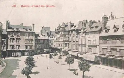 AK / Ansichtskarte RODEZ 12 Aveyron Place du Bourg