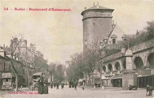 AK / Ansichtskarte RODEZ 12 Aveyron Boulevard d'Estourmel