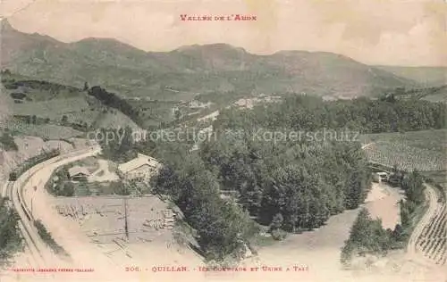 AK / Ansichtskarte Quillan Limoux 11 Aude Ile Courtade et Usine à Talc