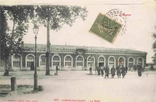 AK / Ansichtskarte Castelnaudary Carcassonne 11 Aude La Gare Bahnhof