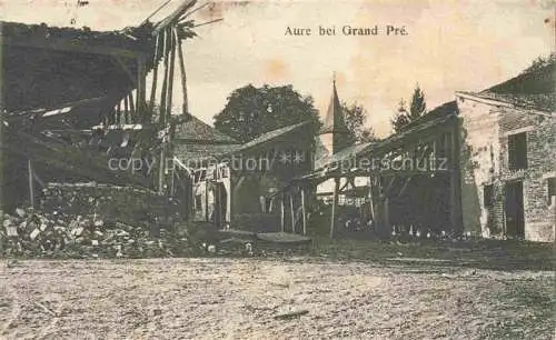 AK / Ansichtskarte Aure Grand Pre VOUZIERS 08 Ardennes Ruines Grande Guerre Truemmer 1. Weltkrieg