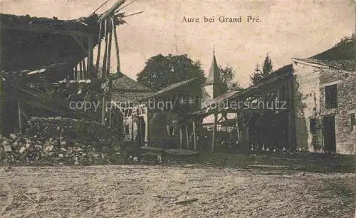 AK / Ansichtskarte Aure Grand Pre VOUZIERS 08 Ardennes Ruines Grande Guerre Truemmer 1. Weltkrieg