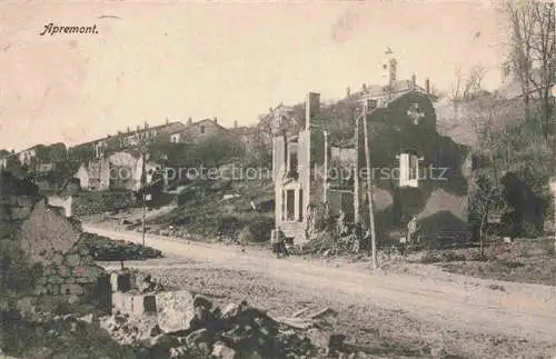AK / Ansichtskarte Apremont Vouziers 08 Ardennes Ruines Grande Guerre Truemmer 1. Weltkrieg